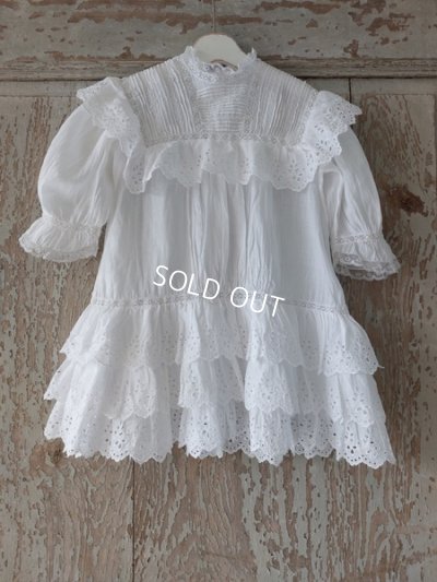 画像2: アンティークベビードレス