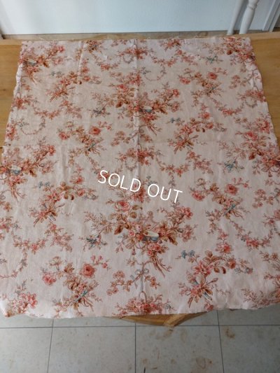 画像8: アンティーク花かご柄ファブリック