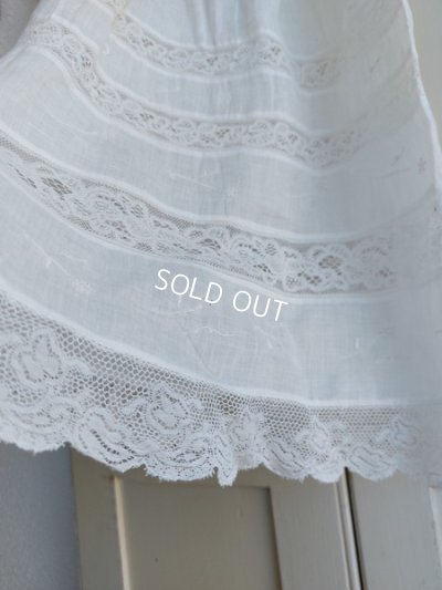 画像7: アンティークレースベビードレス