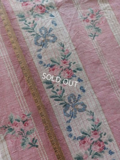 画像8: アンティークローズガーランド柄ファブリック