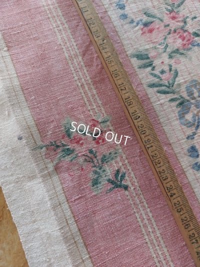 画像9: アンティークローズガーランド柄ファブリック