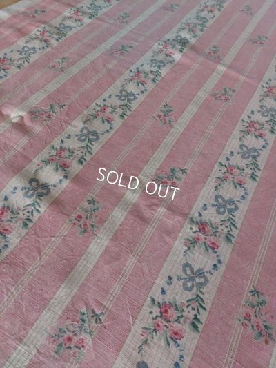 画像10: アンティークローズガーランド柄ファブリック