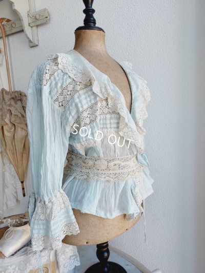 画像13: アンティークレースブラウス
