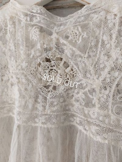 画像4: アンティークレースベビードレス