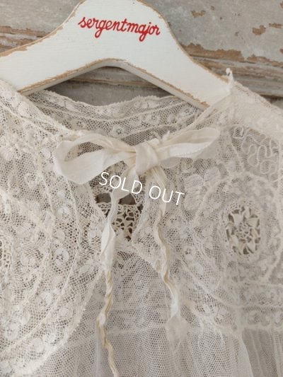 画像7: アンティークレースベビードレス