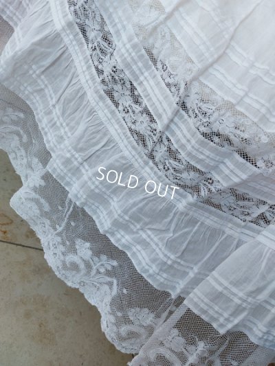 画像5: アンティークレースペチコート