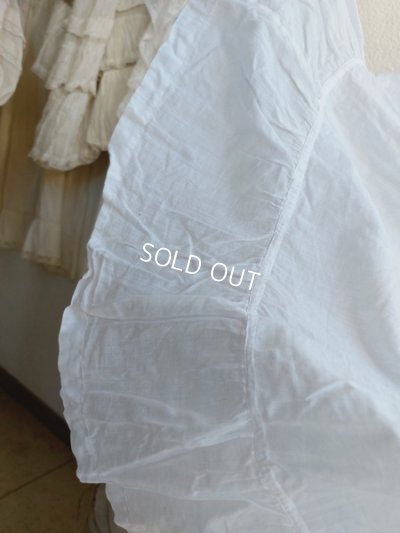 画像8: アンティークレースペチコート