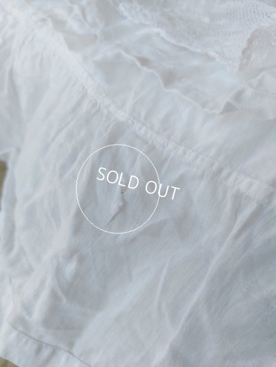 画像12: アンティークレースペチコート