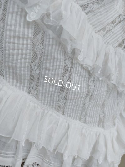 画像4: アンティークレース洗礼ベビードレス