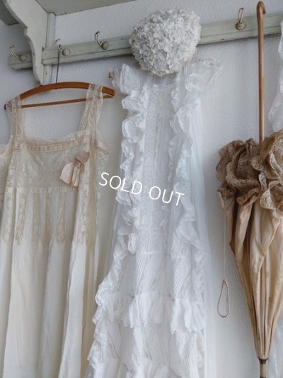 画像7: アンティークレース洗礼ベビードレス