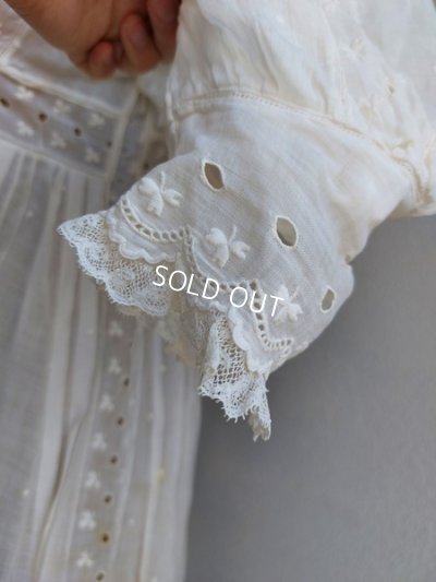 画像12: エドワ―ディアン期レースティードレス