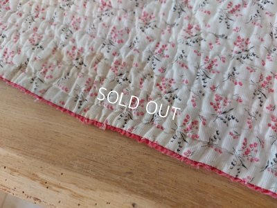 画像18: アンティークすずらん柄キルト