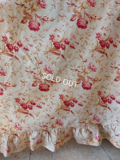 画像3: アンティークフレンチ花柄カーテン