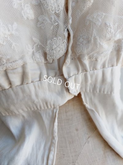 画像12: アンティークレースボディス