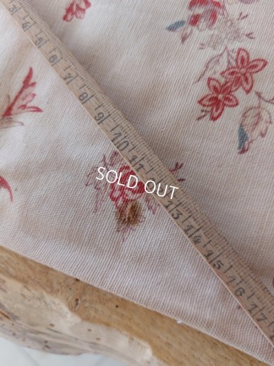 画像8: アンティーク花柄フレンチカーテン