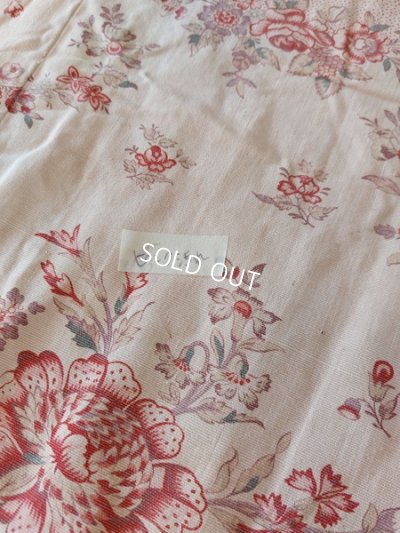 画像11: アンティーク花柄フレンチカーテン