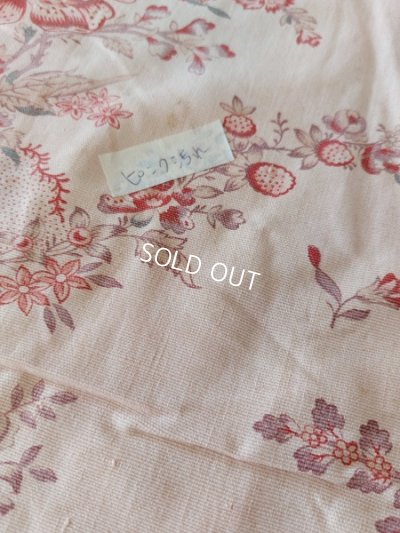 画像12: アンティーク花柄フレンチカーテン