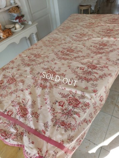 画像3: アンティーク花柄フレンチカーテン