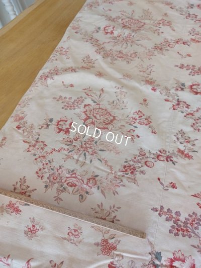 画像17: アンティーク花柄フレンチカーテン