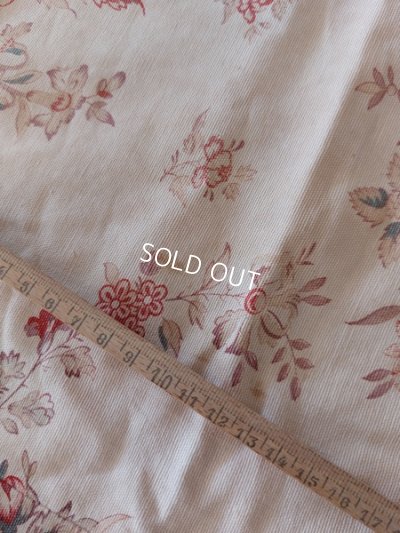 画像20: アンティーク花柄フレンチカーテン