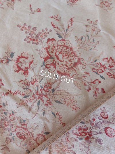 画像21: アンティーク花柄フレンチカーテン