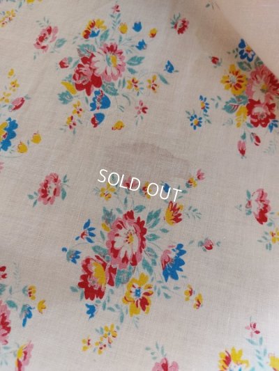 画像8: アンティークフレンチ花柄テーブルクロス