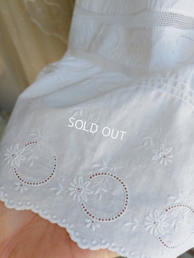 画像10: アンティークレースベビードレス