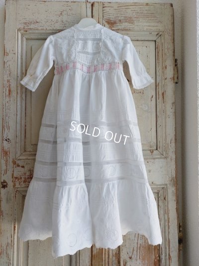 画像2: アンティークレースベビードレス