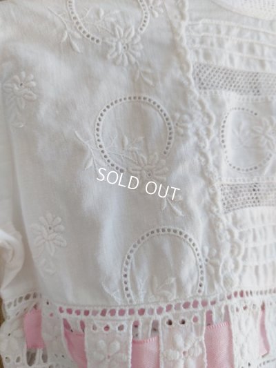 画像6: アンティークレースベビードレス
