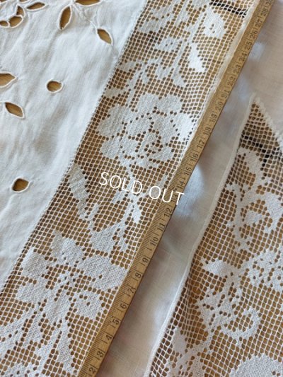 画像5: アンティークエンジェルレースベッドスプレッド