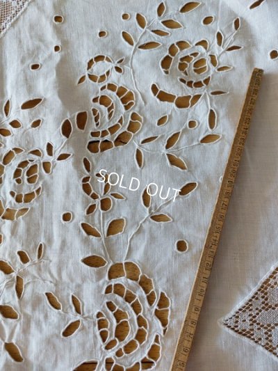 画像6: アンティークエンジェルレースベッドスプレッド