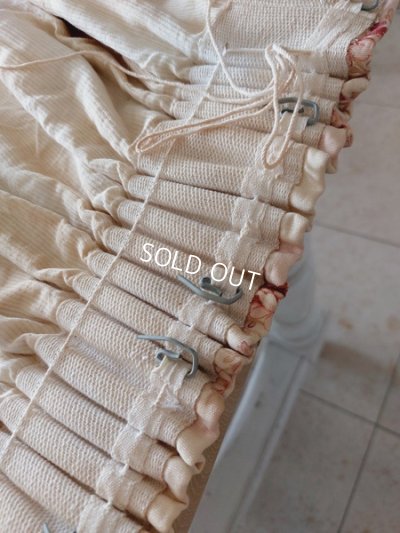 画像7: アンティークフレンチ花柄カーテン