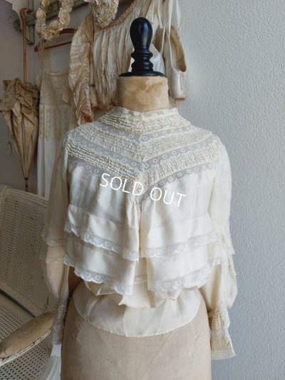 画像11: アンティークレースブラウス
