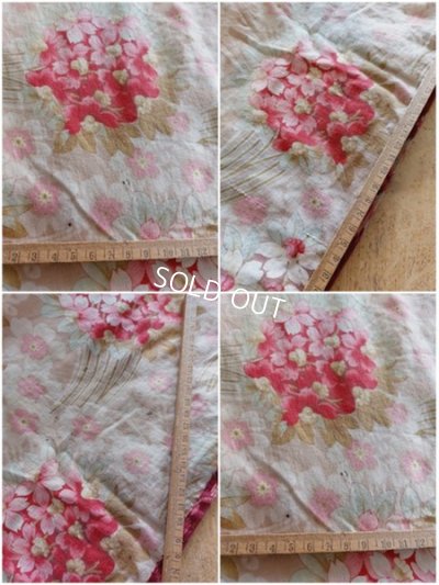 画像14: アンティークフレンチ花柄ファブリック