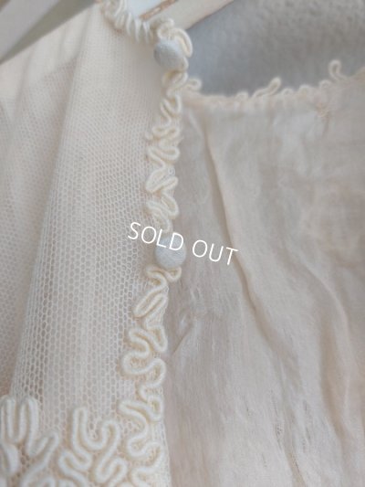 画像7: アンティークロココ装飾レースベビードレス