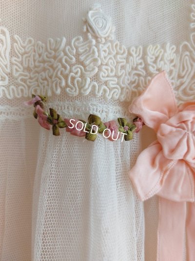 画像2: アンティークロココ装飾レースベビードレス