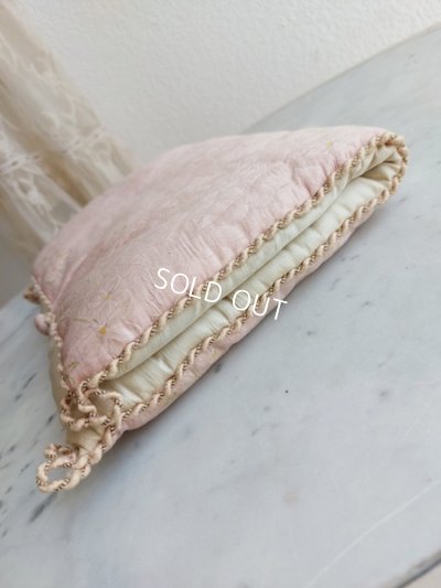 画像14: アンティークすみれ柄ハンキーケース