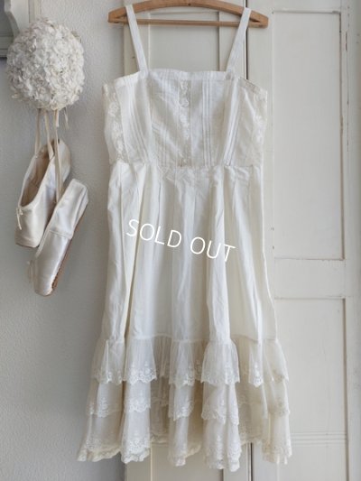 画像2: アンティークレースドレス