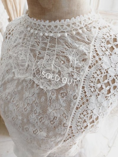 画像6: アンティークレースボディス