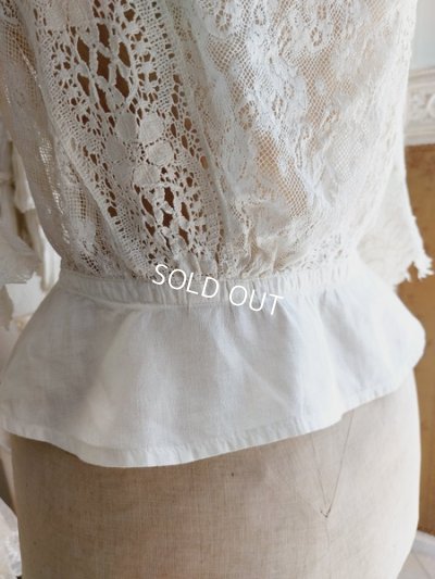 画像7: アンティークレースボディス
