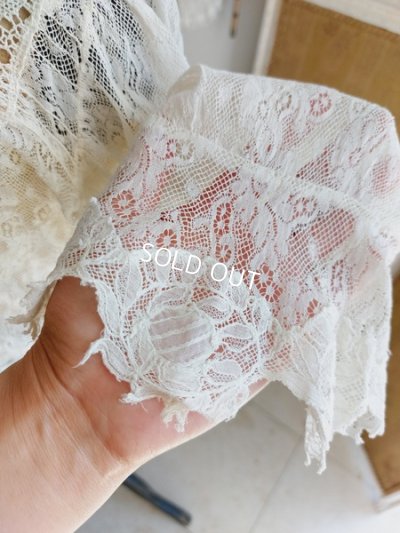 画像13: アンティークレースボディス