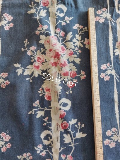 画像9: アンティークフレンチローズ柄ファブリック
