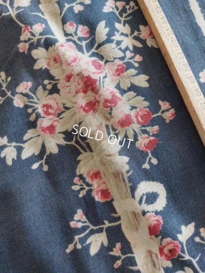画像8: アンティークフレンチローズ柄ファブリック