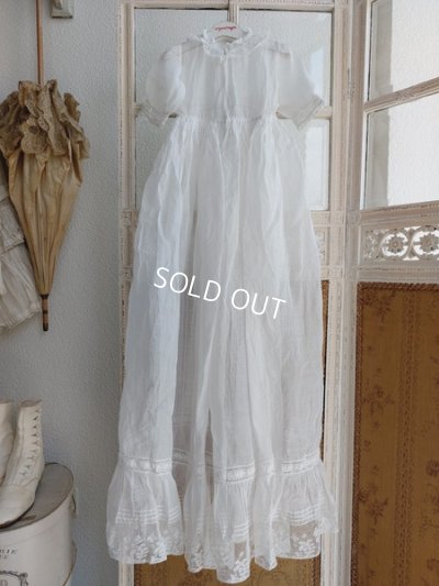 画像10: アンティーク洗礼式用ドレス
