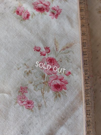 画像3: アンティークローズ柄フレンチカーテン(245×115)