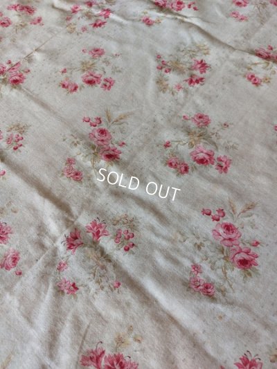 画像5: アンティークローズ柄フレンチカーテン(245×115)