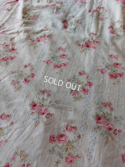 画像4: アンティークローズ柄フレンチカーテン(235×204)