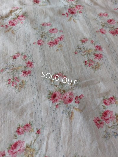 画像5: アンティークローズ柄フレンチカーテン(235×204)