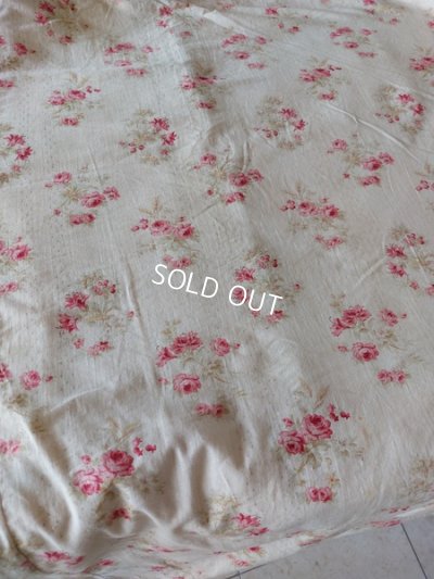 画像5: アンティークローズ柄フレンチカーテンC（260×111）