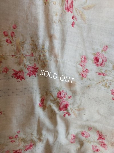 画像6: アンティークローズ柄フレンチカーテンC（260×111）
